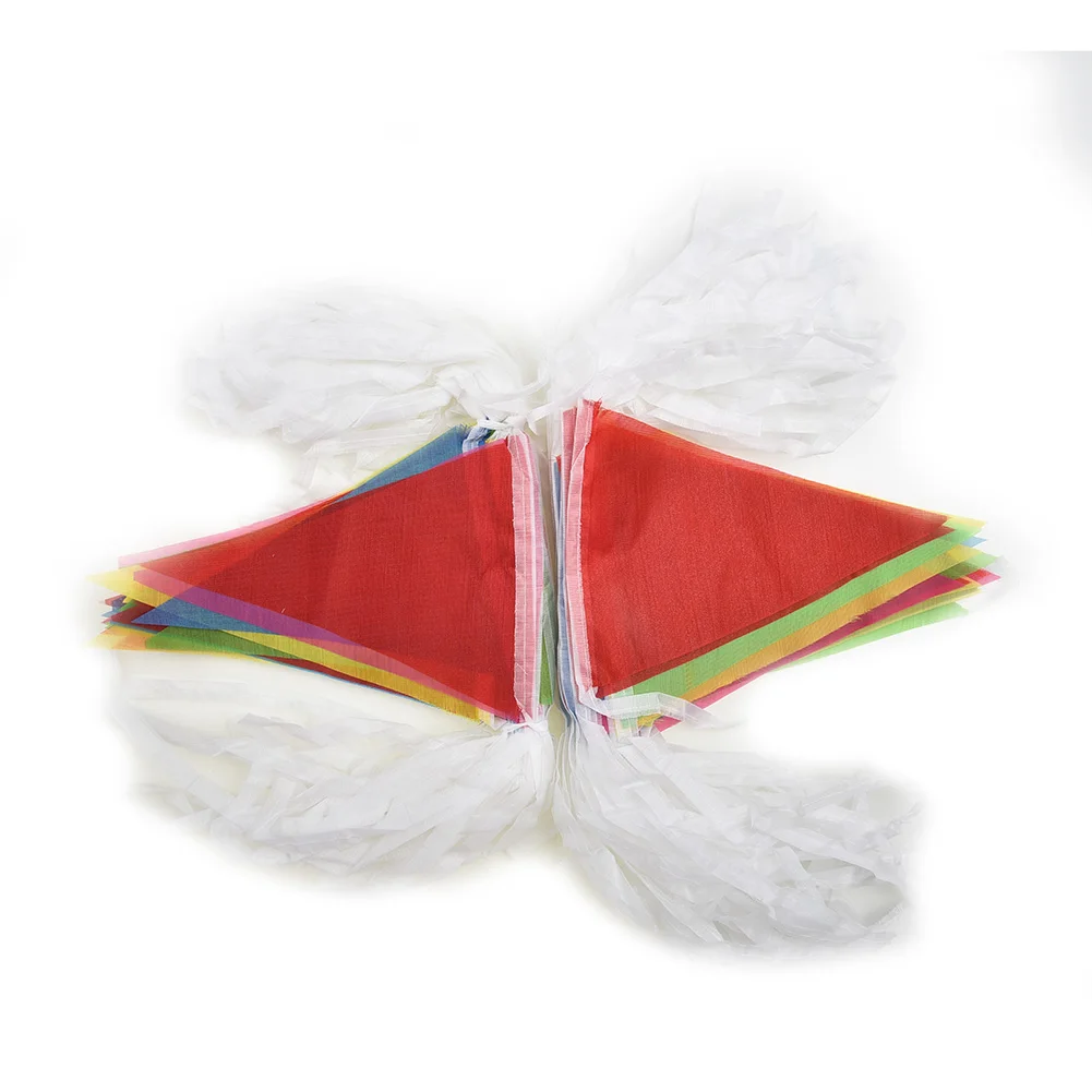 String Flag Pennant Birthday Party Triangle Flags 14*20cm 50M