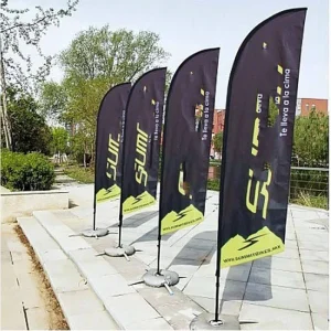 Pre-Printed Now Open Feather Flag