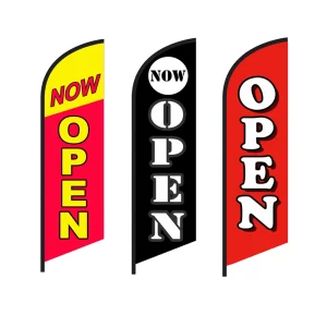 Pre-Printed For Sale Feather Flag